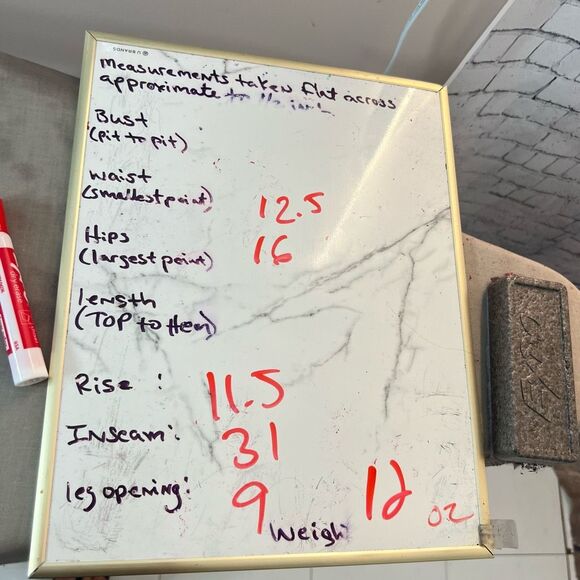 Motel Zoven Multicolor Ripple High Waist Flare Trouser In 70's Size XS - Picture 12 of 12